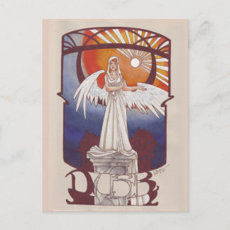 Wie Dämmerung Postkarte vereinbart