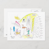 Wie das Auge arbeitet Postkarte (Vorne/Hinten)