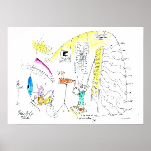 Wie das Auge funktioniert Poster (Vorne)