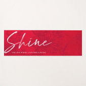 Wie das ganze Universum ist Ihr Zitat rot Yogamatte (Vorderseite (Horizontal))