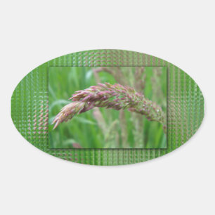 Wie das Gras Aufkleber wächst