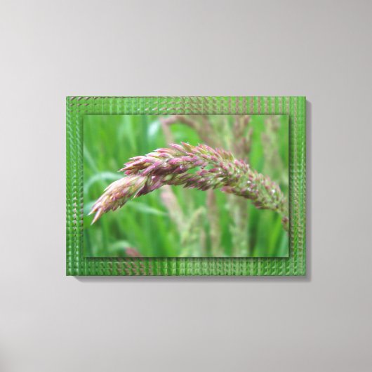 Wie das Gras die Leinwand wachsen lässt (Vorderseite)