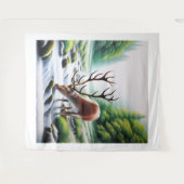 Wie das Hirsch spinnt Wandteppich (Vorderseite (Horizontal))