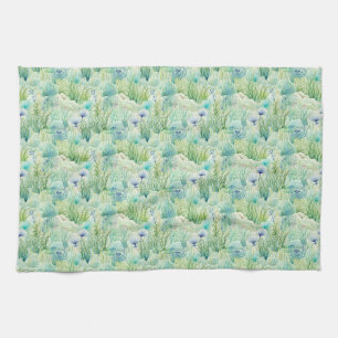 Wie das Leben ist auch die Gezeiten voller Höhen u Geschirrtuch