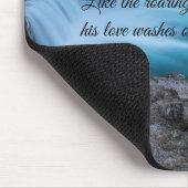Wie das Roaring Waves Blue Ocean Mouse Pad Mousepad (Ecke)