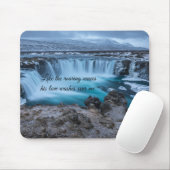 Wie das Roaring Waves Blue Ocean Mouse Pad Mousepad (Mit Mouse)