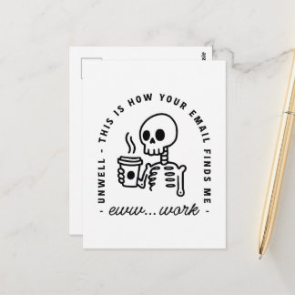 Wie deine E-Mail mich lustig findet eww Arbeit aus Postkarte