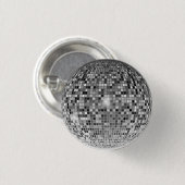 Wie der 70er: Retro Disco Ball Button (Vorne & Hinten)
