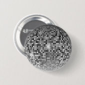 Wie der 70er: Retro Disco Ball Button (Vorne & Hinten)