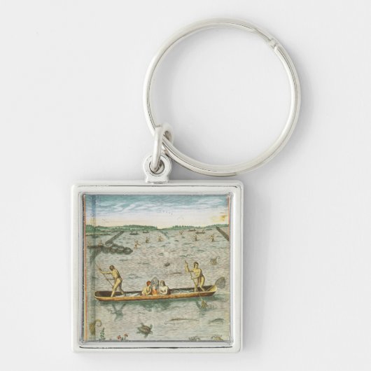 Wie der amerikanische Ureinwohner ihre Fische Schlüsselanhänger (Vorne)