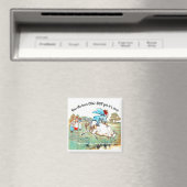 "Wie der Begriff "COW-BOY" den Anfang got" Magnet (In Situ (Geschirrspüler))