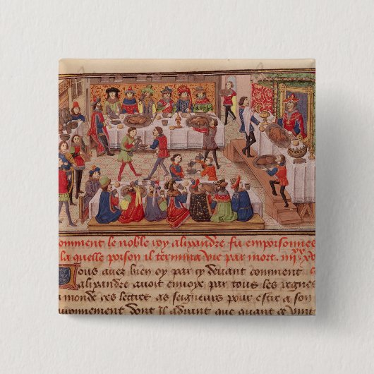 Wie der edle König Alexander vergiftet wurde Button (Vorderseite)