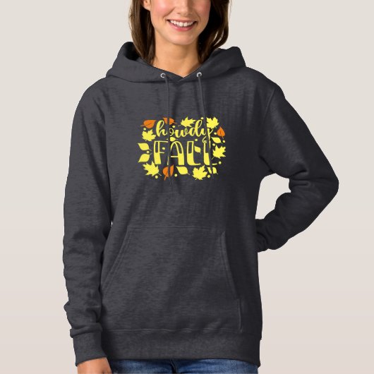 Wie der Fall mit Blätter Hoodie (Vorderseite)