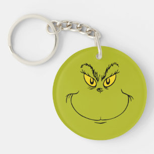Wie der Grinch Weihnachten gestohlen hat Gesicht Schlüsselanhänger