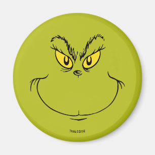 Wie der Grinch Weihnachten stahl Gesicht Magnet