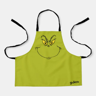 Wie der Grinch Weihnachten stahl Gesicht Schürze