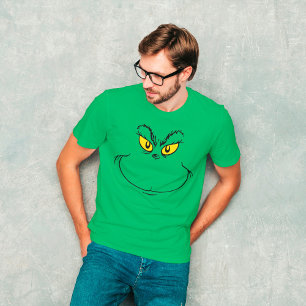 Wie der Grinch Weihnachten stahl Gesicht T-Shirt