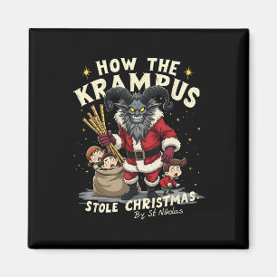 Wie der Krampus Stolz Weihnachtskrampus kommt Magnet