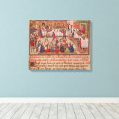 Wie der Nobelkönig Alexander vergiftet wurde Leinwanddruck (Insitu (Holzboden))