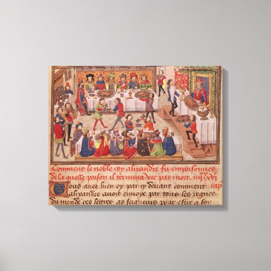 Wie der Nobelkönig Alexander vergiftet wurde Leinwanddruck (Vorderseite)