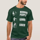 Wie der Programmierer die Funny Coding Cloding Pre T-Shirt (Vorderseite)