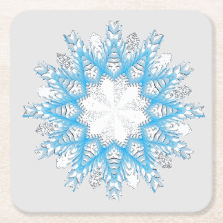 Wie der Schnee fliegt Rechteckiger Pappuntersetzer