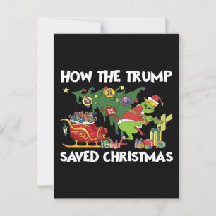 Wie der Trump Weihnachten rettete Postkarte