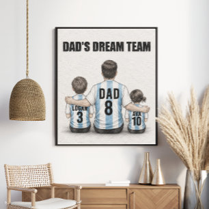 Wie der Vater so der Sohn Gebirgsportrait Poster