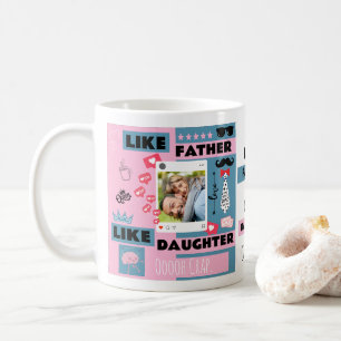 Wie der Vater, so die Tochter, Oh Mist Lustiges Fo Kaffeetasse