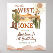 Wie der Westen ein Geburtstagsparty-Cowboy-Willkom