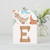 Wie der Westen eine hochrangige Bannerkarte war - Einladung (Stehend Vorderseite)