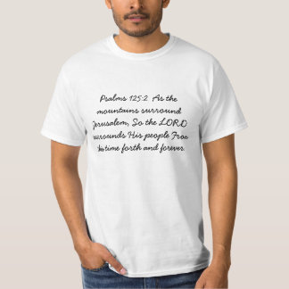 Wie die Berge großen T - Shirt Jerusalems umgeben