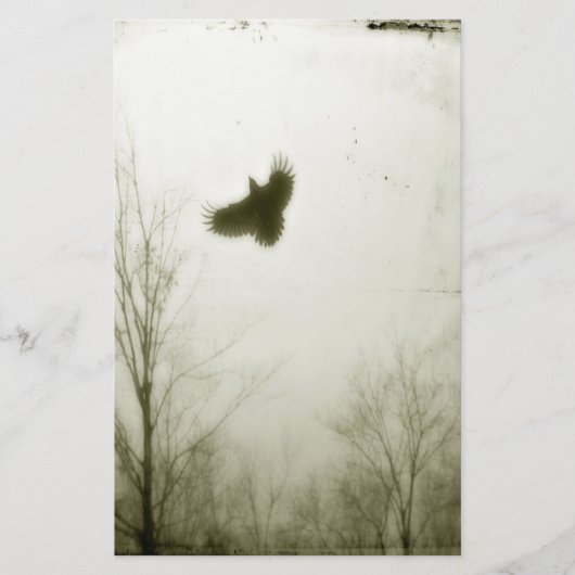 Wie die Crow fliegt Briefpapier (Vorderseite)