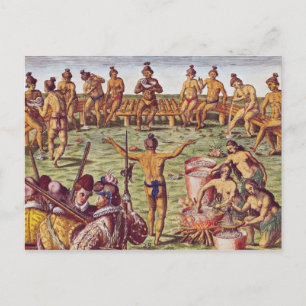 Wie die Einwohner Floridas Entscheidungen trafen Postkarte