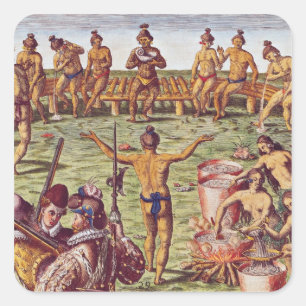 Wie die Einwohner von Florida Entscheidungen Quadratischer Aufkleber