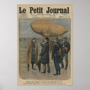 Wie die Eroberer der Luft in Frankreich willkommen Poster