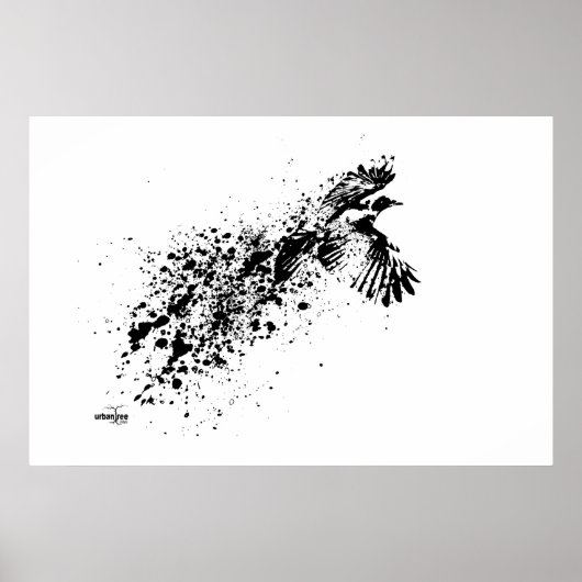 ...wie die Krähe fliegt Poster (Vorne)