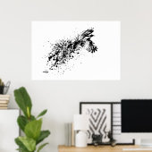 ...wie die Krähe fliegt Poster (Heimbüro)