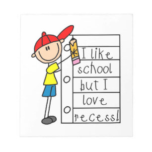 Wie die Liebe der Schule Notizblock