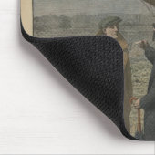 Wie die Lufteroberer in Frankreich begrüßt werden Mousepad (Ecke)
