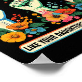 Wie die Rechte Ihrer Tochter von der Hand Faust ab Poster (Ecke)