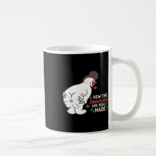 Wie die Schneeflocken wirklich gemacht werden Weih Kaffeetasse