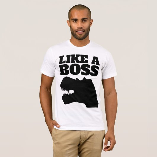 WIE DIE T - SHIRT EINES BOSS T-REX-MÄNNERS (Vorne ganz)