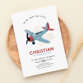 Wie die Zeit fliegt Flugzeug Geburtstag Einladung