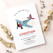 Wie die Zeit fliegt Flugzeug Geburtstag Einladung