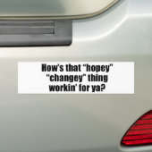 Wie dieses hopey changey Sache workin für ya ist Autoaufkleber (Auf Auto)