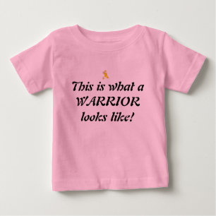 Wie dieses ist, ein welcher KRIEGER aussieht! (Im Baby T-shirt