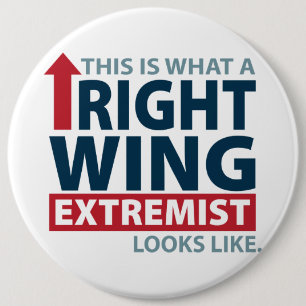 Wie dieses ist, ein welcher Rechte-Extremist Button