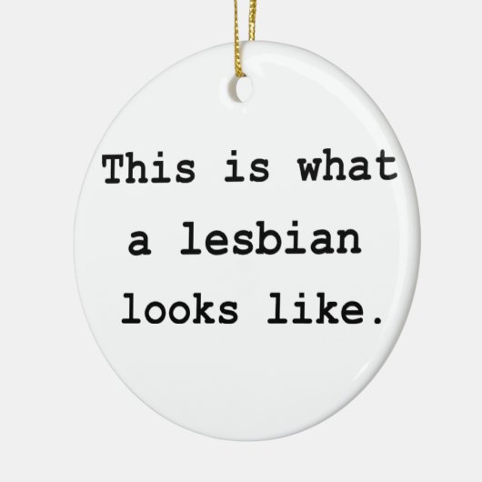 Wie dieses ist, eine welche Lesbe aussieht Keramik Ornament (Links)