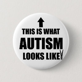 Wie dieses ist, was Autismus aussieht! Button